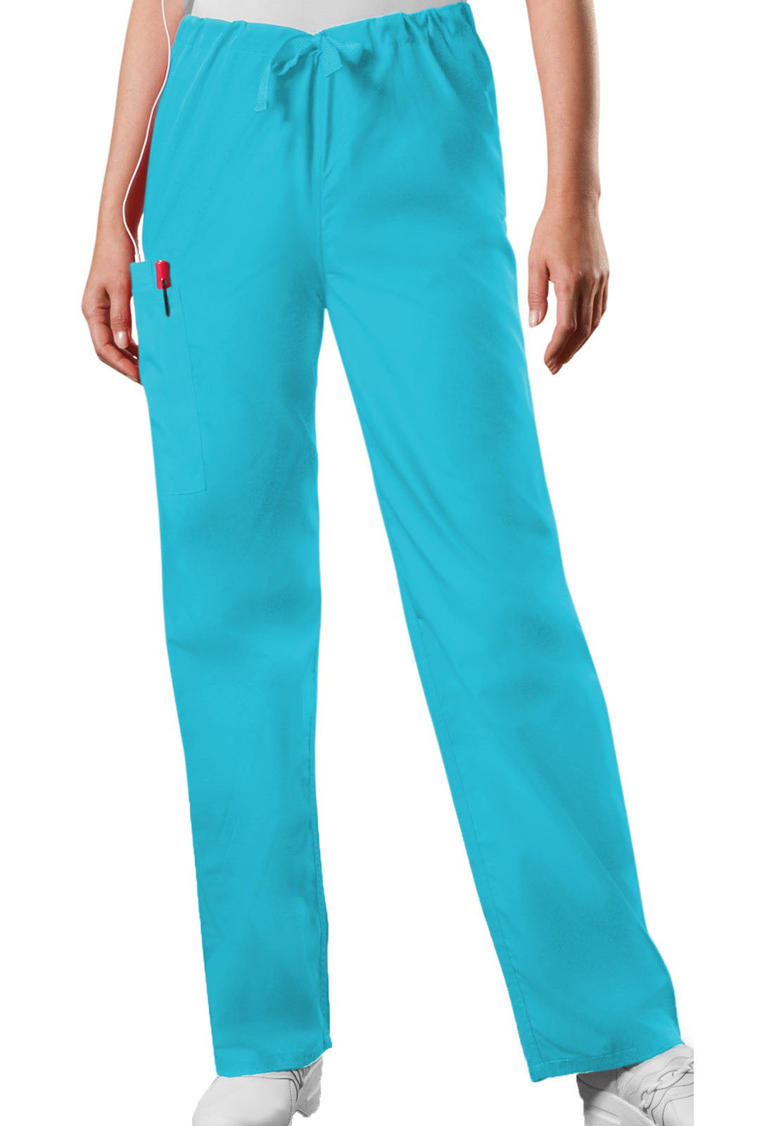 Unisex Unisex Drawstring Cargo Pant - Turquoise